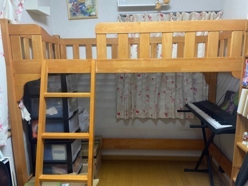 最終値下げ！引き取り限定ロフトベッド 発送可能着払い