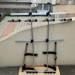 inno ロッドホルダー　８本デュアルホールド　メッキ　カーメイト　イノー　釣り