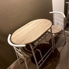 ダイニングテーブル　セット　2人用