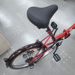20インチ 折りたたみ自転車 オートライト 外装6段変速 アウトレット 未使用 自転車 モノ市場半田店 119 の画像