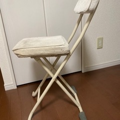 【傷汚れあり】折り畳みテーブル、折り畳みチェア【無料で差し上げます】の画像