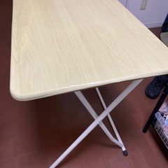 【傷汚れあり】折り畳みテーブル、折り畳みチェア【無料で差し上げます】の画像