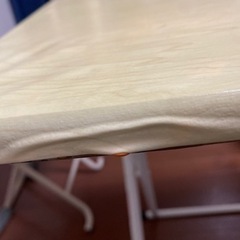 【傷汚れあり】折り畳みテーブル、折り畳みチェア【無料で差し上げます】の画像