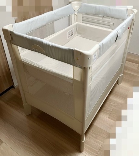 アップリカ ベビーベッド ココネルエアーAB ホワイトベージュ ココネル エアー Aprica アップリカ ベビーベッドのレンタル