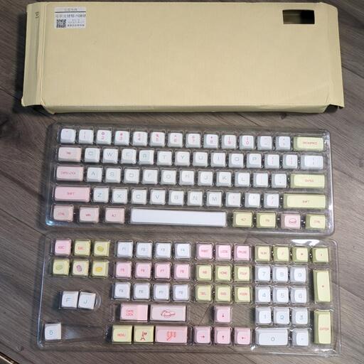 キーボードキャップ　マカロン