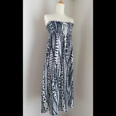 エスニック柄 2wayマキシスカートの画像