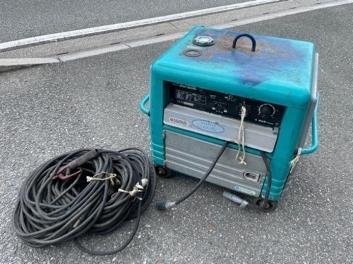 ☆ 中古品 スーパーデンヨーハンディー ウェルダー GAW-150ES キャプタイヤー付き 溶接機 エンジンウェルダー動作問題なし☆
