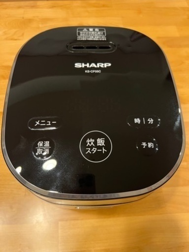 ※金額変更※【中古美品】SHARP ジャー炊飯器/3合炊き（KS-CF05C）