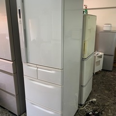北九州市内配送無料　保証付き　東芝 TOSHIBA GR-B41G-W [冷蔵庫（405L・右開き） パールホワイト プラチナ潤い鮮蔵庫 野菜収納名人]の画像