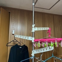 室内干し突っ張り洗濯干し棒