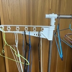 室内干し洗濯干しの画像