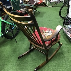 【店頭お渡しのみ】☆レトロ☆ ＴＯＹＯ(トーヨー) トーヨーファニチャー　 ロッキングチェア　揺りイス　¥18,480(込)  市内配送¥1,000〜の画像