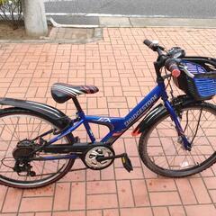 子供用 自転車 ブリヂストン 
エクスプレスジュニア　点灯虫モデル（外装6段）24型の画像