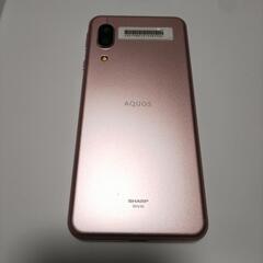 スマホ SHV45 AQUOS sense3 ソフトピンク 64GB au スマートフォン の画像