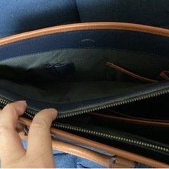 （取引先決定）レザーパソコンバックの画像