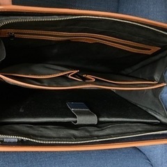 （取引先決定）レザーパソコンバックの画像