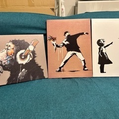 バンクシー　アートボード