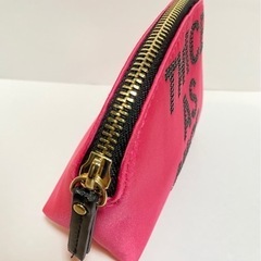 新品 ヴィクトリアシークレット ポーチ 2点セット レース & ピンクの画像