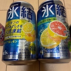 ビール500ml4本+340ml1本＋その他オールフリー350ml+リポビタンファイン1本+キリンFIRE缶コーヒー1本(8本)の画像