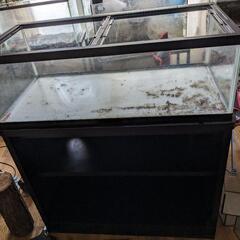 【お取引中】90cm 水槽 ランチュウタイプ ニュークリスタ 台おまけ