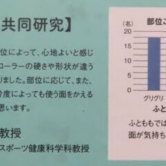 ♪HATACHI/羽立工業 グリグリもちもちローラー 硬さの異なる両面設計 ストレッチ♪の画像
