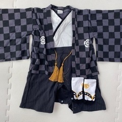 袴ロンパース80センチと足袋風ソックスセット　受け渡し確定しました