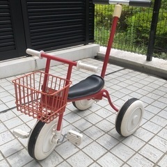 無印良品　赤　三輪車