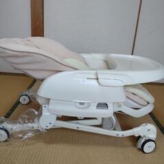 美品Combiのベビーラックハイロー&チェア手動の画像