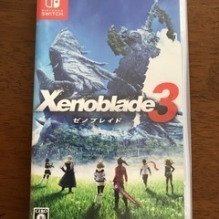 【値下げ】NINTENDO Switch用ソフト　ゼノブレイド3