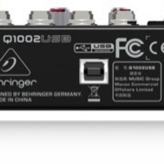Q1002USB XENYX ベイリンガー　オーディオミキサー　ライブ配信の画像
