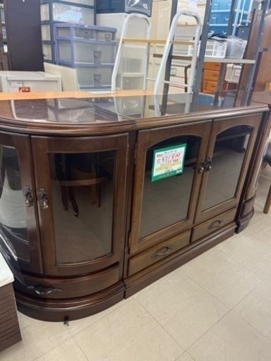 ☆589　『大幅値下げ』サイドボード3点セット　【リサイクルマート鹿児島宇宿店】