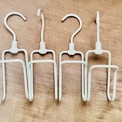 ネクタイ•スカーフ用ハンガー　４個　無印良品
