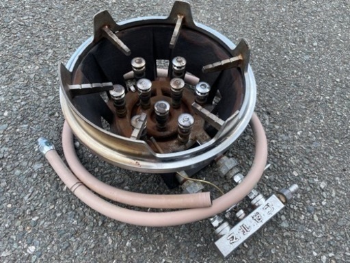 ■①中古品 マルゼン1口コンロ MG-9J 都市ガス 2019年製 スーパージャンボバーナー 鋳物 動作問題なし■