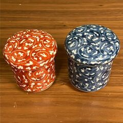 夫婦湯呑　蓋付き　龍峯の画像