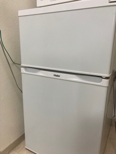 ハイアール 91L 2ドア冷蔵庫（直冷式）ホワイトHaier JR-N91J(W)