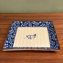 Kansai fine china 角盛皿（25cm）1枚