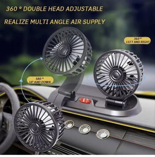 新品未使用　扇風機　USB電源　車フロント設置