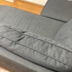 オットマン付きソファ【値下げ】の画像