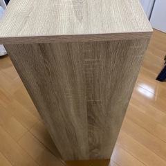 カラーボックス　木目調の画像