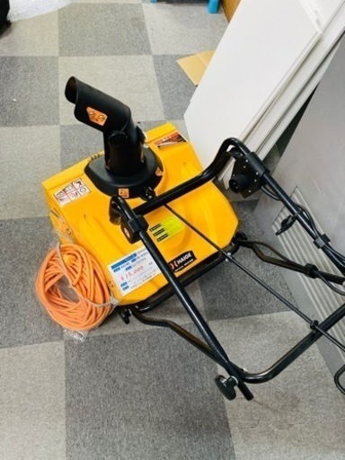 ハイガー 家庭用　電動除雪機　コード式/コンセント仕様　1600W  HG-K1650 延長コード付
