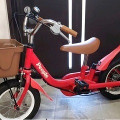 子供　自転車　赤　12インチ