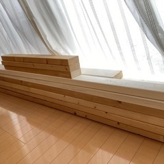 【お取引中】２×４　ツーバイフォー　木材　デアウォールおまけ4個