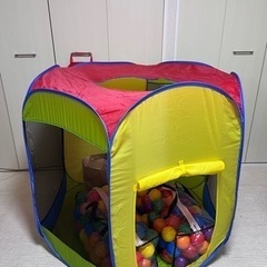 8月31日まで⭐︎ボールプール⭐︎折りたたみ収納可⭐︎ボール付の画像