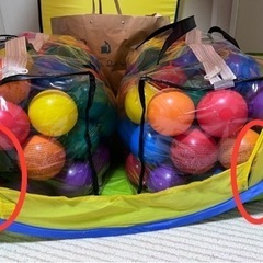8月31日まで⭐︎ボールプール⭐︎折りたたみ収納可⭐︎ボール付の画像