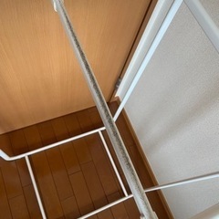 【取引終了】IKEA ALGOT アルゴート　ハンガーラック＋バスケットの画像