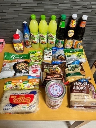 タイの調味料とお米