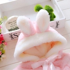 女の子用　フード付きコートの画像