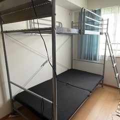 2段ベッド（下段ソファでの使用可）