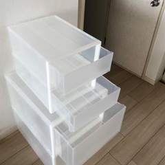衣装ケース　引き出し　無印商品の画像
