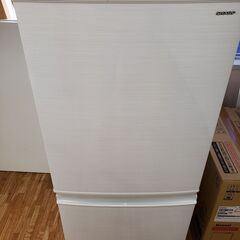 SHARP　2018年製　137L　2ドア冷蔵庫　SJ-D14D-W　